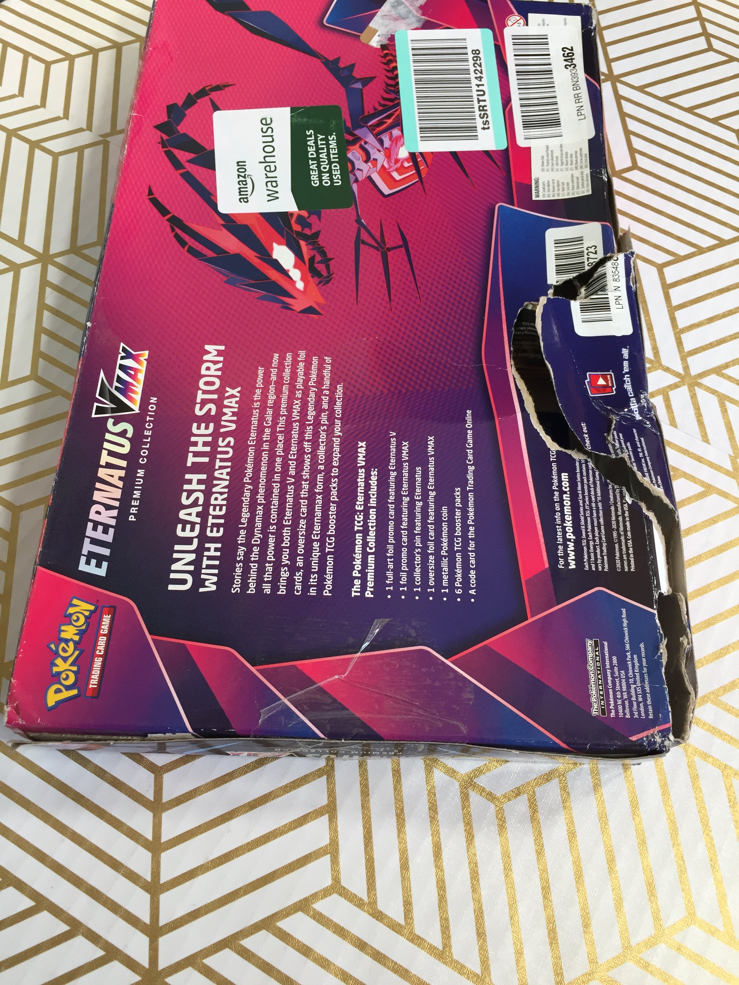 2020 Pokemon Eternatus VMAX Premium Collection Box *BOX DAMAGE* (7682672099566)